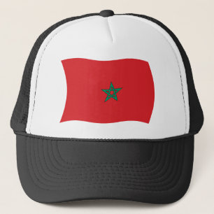 Marokkaanse Vlag Hoed Trucker Pet
