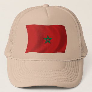 Marokkaanse Vlag Hoed Trucker Pet