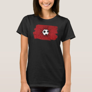 Marokkaanse vlag Marokkaans Football Marokkaanse F T-shirt