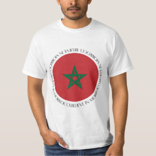 Marokkaanse Vlag Patriotische Kleding T-shirt