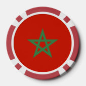 Marokkaanse vlag poker chips (Achterkant)