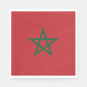 Marokkaanse vlag servet