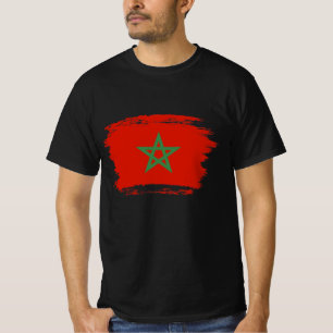 Marokkaanse vlag t-shirt