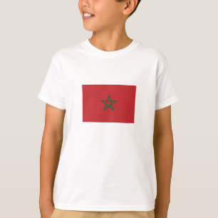 Marokkaanse vlag t-shirt