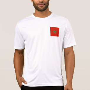 Marokkaanse vlag t-shirt
