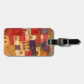 Marokkaanse Waterverf Bagagelabel (Voorkant horizontaal)