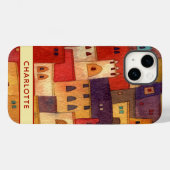 Marokkaanse Waterverf gepersonaliseerd Case-Mate iPhone Case (Achterkant (horizontaal))