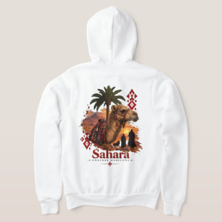 Marokkaanse Woestijn Kameel Vintage Kunst Hoodie