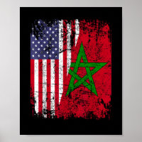 MAROKKAANSE WORTELS | Halve Amerikaanse Vlag | MAR