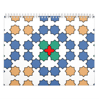 Marokkaanse zellige kunst kalender