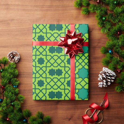 Marokkaanse zellij cadeaupapier (Feestdagen Geschenken)