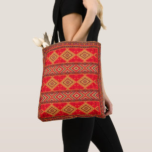 Marokkaanse zonsopgang: geometrische Boho-eleganti Draagtas