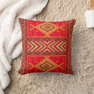 Marokkaanse zonsopgang: geometrische Boho-eleganti Kussen