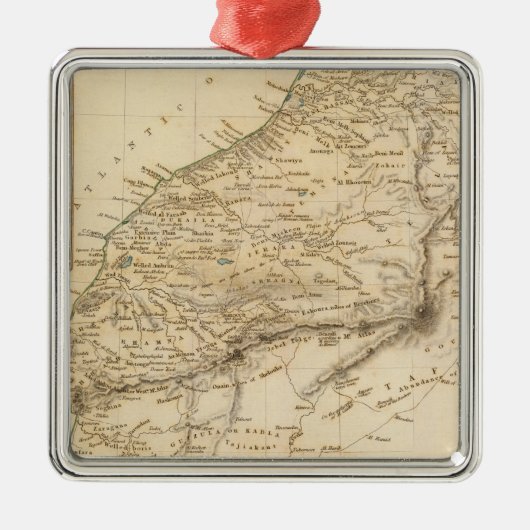 Marokko 2 metalen ornament (Voorkant)