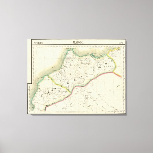 Marokko, Afrika Canvas Afdruk (Voorkant)