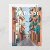 Marokko Briefkaart (Voorkant / Achterkant)