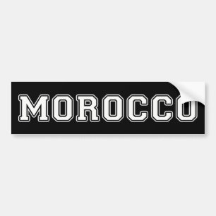Marokko Bumpersticker