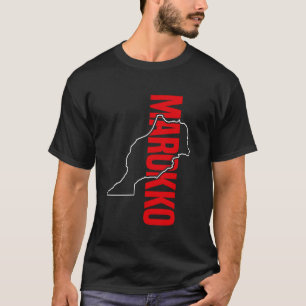 Marokko Cadeau Vlag Marokko Marokkaans Berber Nafr T-shirt