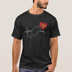 Marokko Cadeau Vlag Marokko Marokkaans Berber Nafr T-shirt