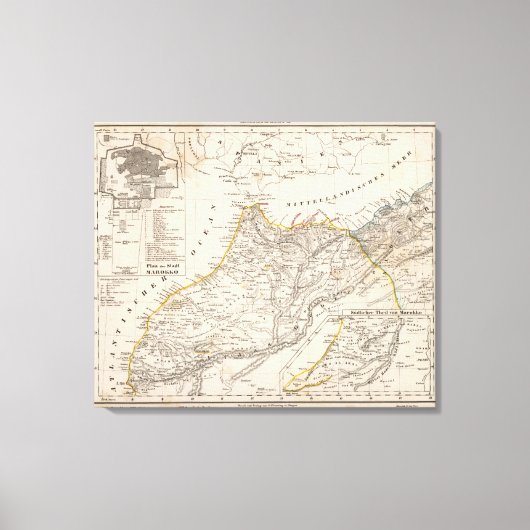 Marokko Canvas Afdruk (Voorkant)