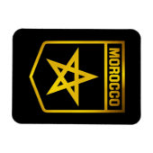 Marokko Emblem Magneet (Horizontaal)