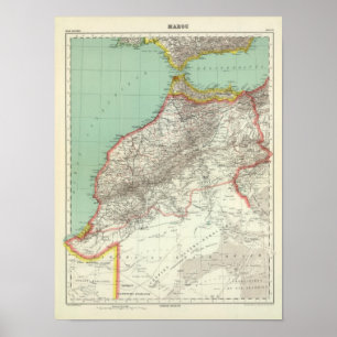 Marokko en Algerije Poster