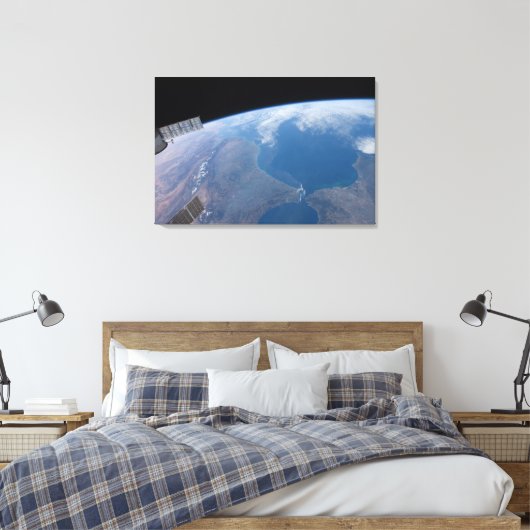 Marokko en Spanje. Canvas Afdruk (Insitu (Slaapkamer))