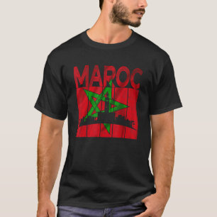 Marokko I Love Marokko Map Marokko Soccer T-shirt