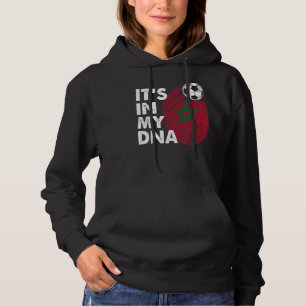 Marokko in het Marokkaanse dna-vlaggenteam Marokko Hoodie