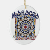 Marokko Land Wonder Keramisch Ornament (Rechts)