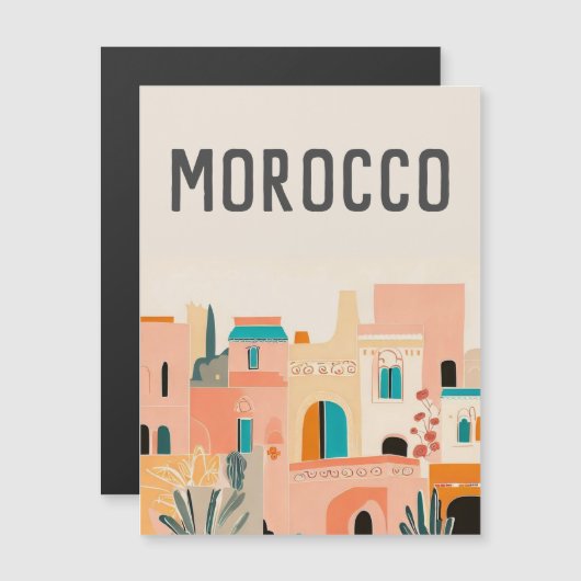 Marokko Marakech (Voorkant / Achterkant)