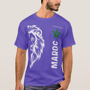 Marokko Maroc Leeuw Vlag 2024 T-shirt