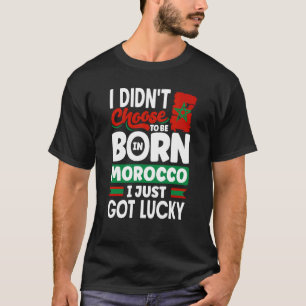 Marokko Marokkaans Marokko Vlag Ik Heb Gewoon Gelu T-shirt
