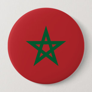 Marokko, Marokko Ronde Button 4,0 Cm