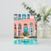 Marokko Marrakech Briefkaart (Staand voorkant)