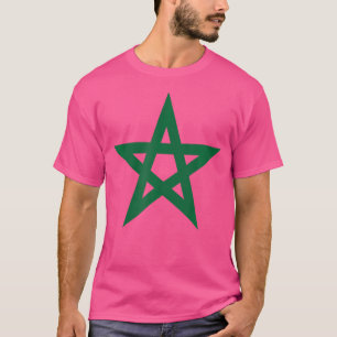 Marokko Moroccan Star Flag Football Jersey T-shirt