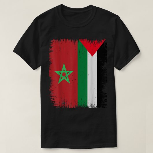 Marokko Palestina T-shirt (Design voorkant)