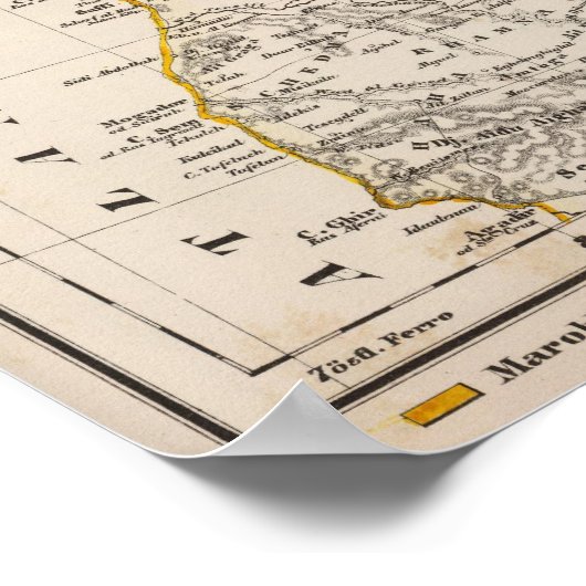 Marokko Poster (Hoek)