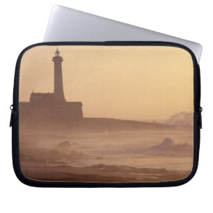 Marokko, Rabat, Vuurtoren bij zonsondergang met Laptop Sleeve