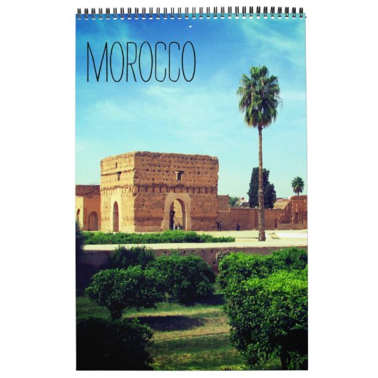 Marokko reizen kalender (Hoes)