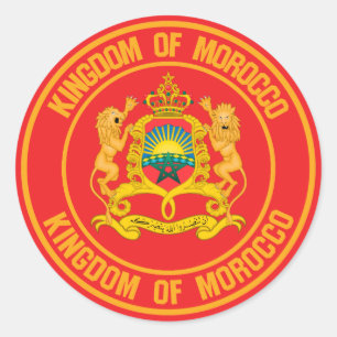 Marokko-ringbandmechanisme Ronde Sticker