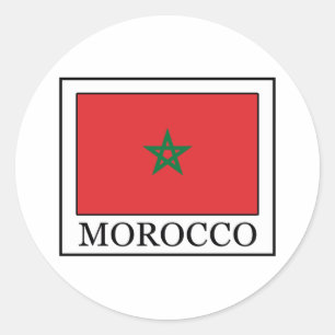 Marokko Ronde Sticker