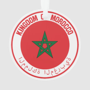 Marokko Round Emblem Ornament