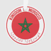 Marokko Round Emblem Ornament (voorkant)