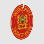 Marokko Round Emblem Ornament (voorkant)