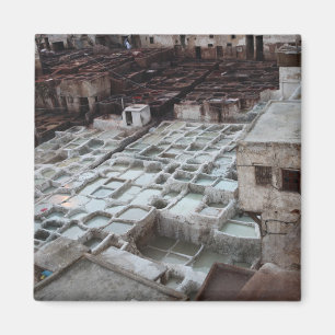 Marokko Street Fotografie Magneet