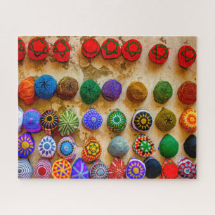 Marokko Taqiyah-Pet in een sok Legpuzzel