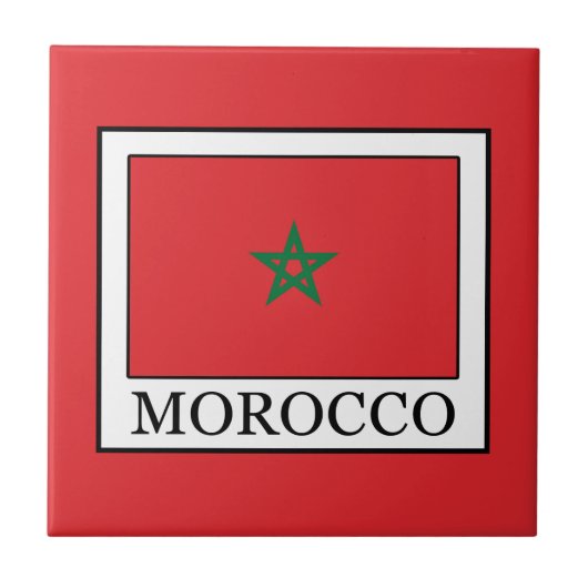 Marokko Tegeltje (Voorkant)