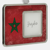 Marokko Verzilverd Kader Ornament (Rechts)