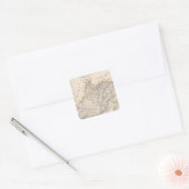 Marokko Vierkante Sticker (Envelop)